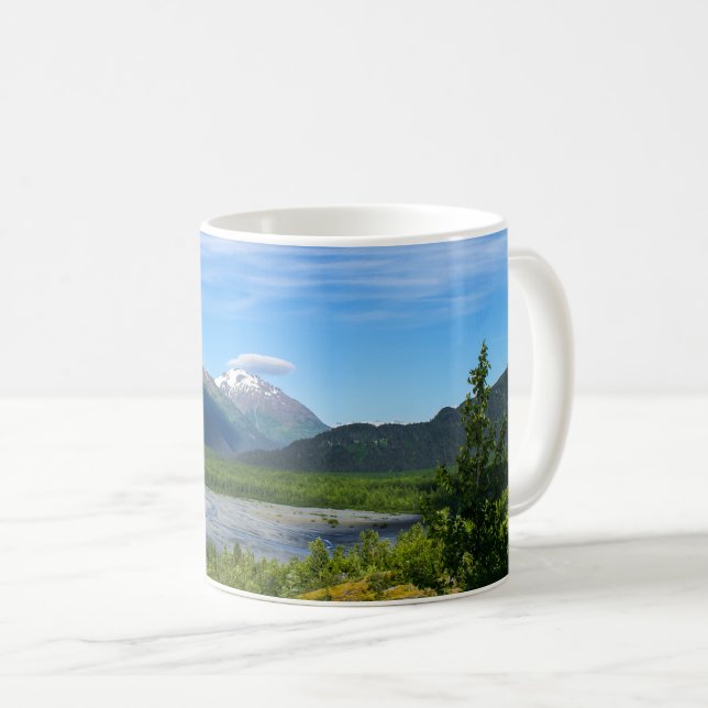 Alaska's Exit Glacier Valley Coffee Mugg (Framsida höger)