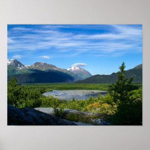 Alaska's Exit Glacier Valley Poster
