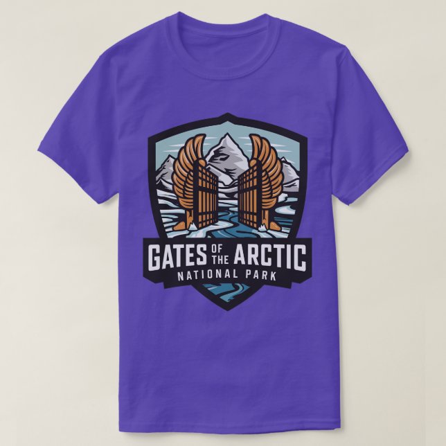 Alaskas  Grind i den arktiska nationalparken T Shirt (Design framsida)