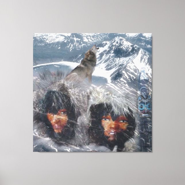 Alaskas inhemska själ canvastryck (Framsida)