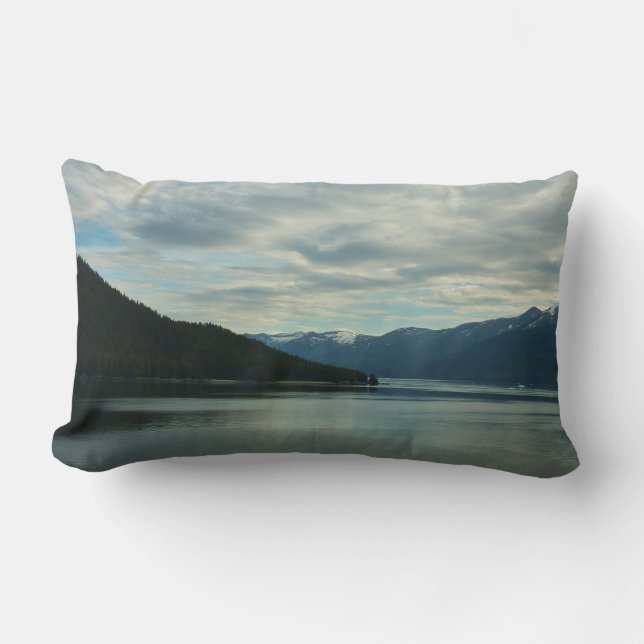 Alaskas kust II Vacker naturfotografi Lumbarkudde (Framsida)