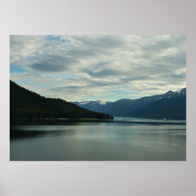 Alaskas kust II Vacker naturfotografi Poster (Framsidan)