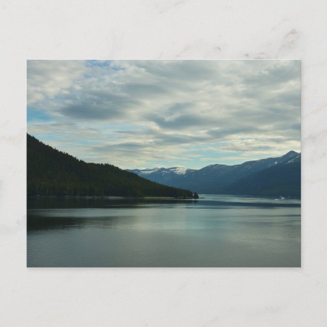 Alaskas kust II Vacker naturfotografi Vykort (Framsida)