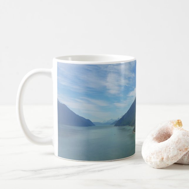 Alaskas kust III Kaffemugg (Med munk)