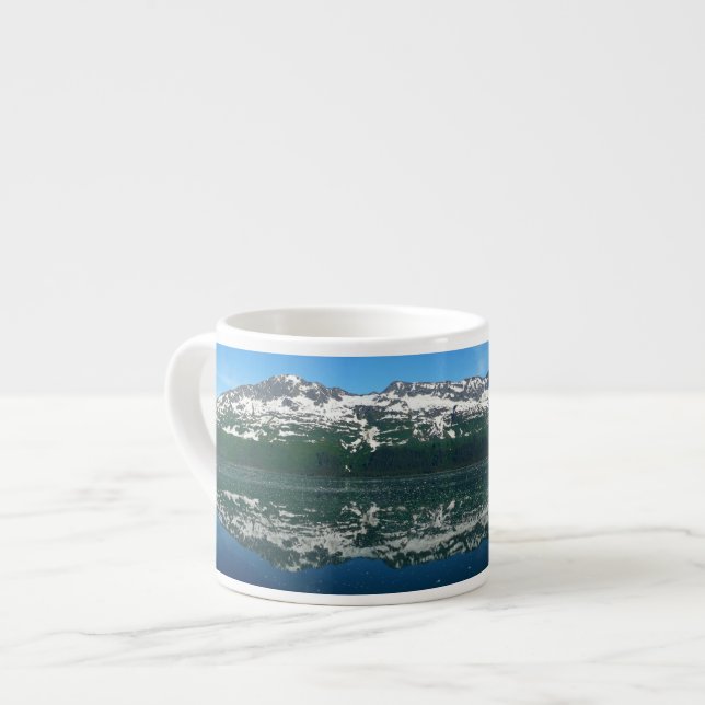 Alaskas kustlinje Vacker naturfotografi Espressomugg (Framsida vänster)