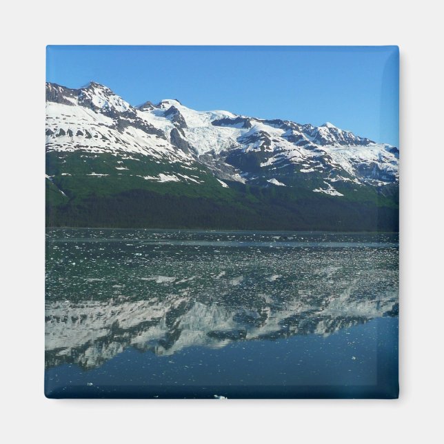 Alaskas kustlinje Vacker naturfotografi Magnet (Framsidan)