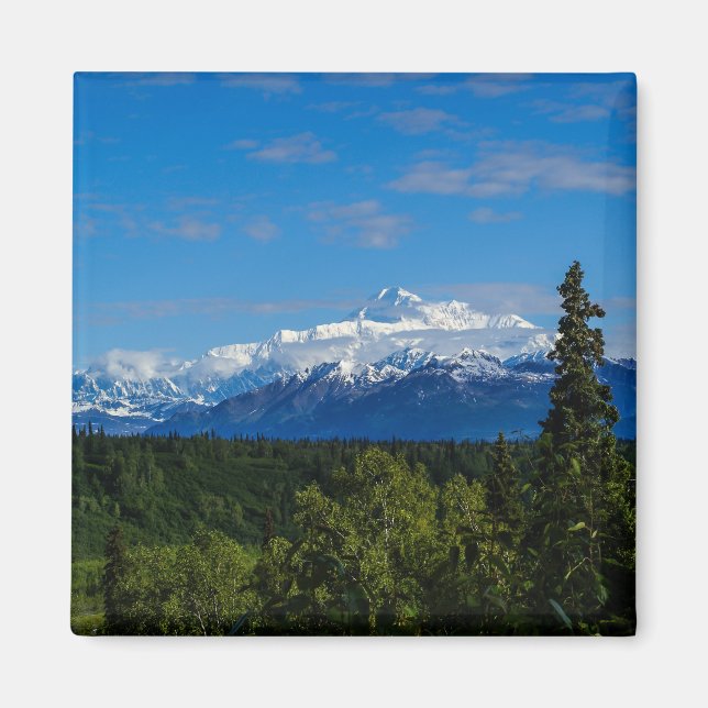 Alaskas Mt. McKinley Magnet (Framsidan)