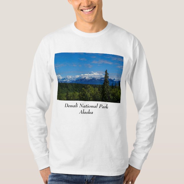 Alaskas Mt. McKinley T Shirt (Framsida)