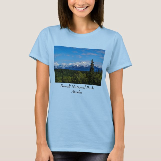 Alaskas Mt. McKinley T-Shirt (Framsida)