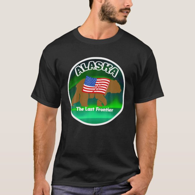 Alaskas sista gräns t shirt (Framsida)