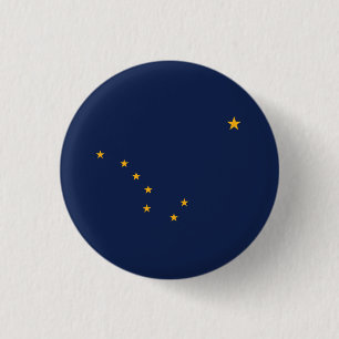 Alaskas statsflagga knapp
