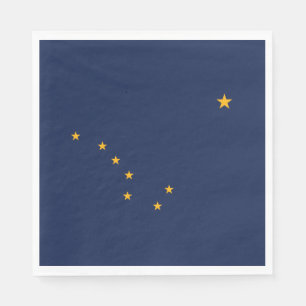 Alaskas statsflagga pappersservett