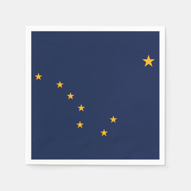 Alaskas statsflagga pappersservett (Framsidan)
