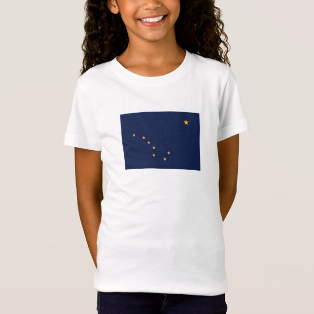 Alaskas statsflagga t shirt (Framsida)