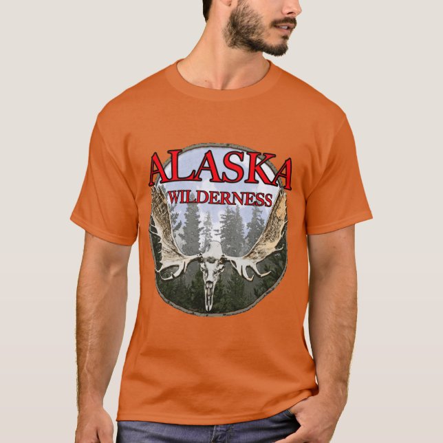 Alaskas vildmark t shirt (Framsida)