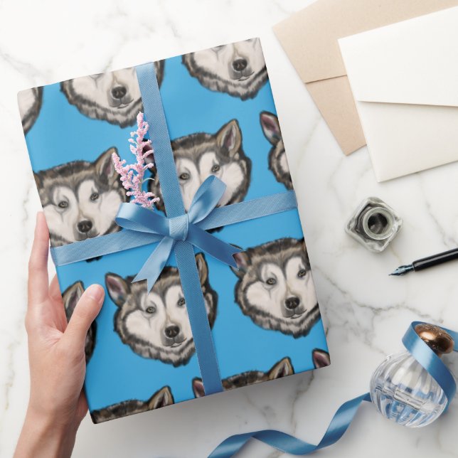 Alaskisk Malamute Presentpapper (Gifting)