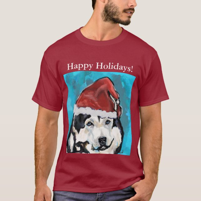 Alaskisk Malamute T Shirt (Framsida)