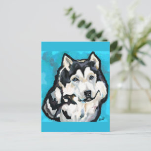 Alaskisk Malamute Vykort