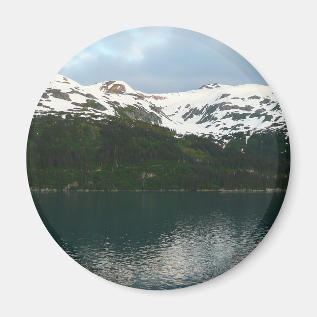 Alaskiska kusten vid skymning magnet (Framsidan)
