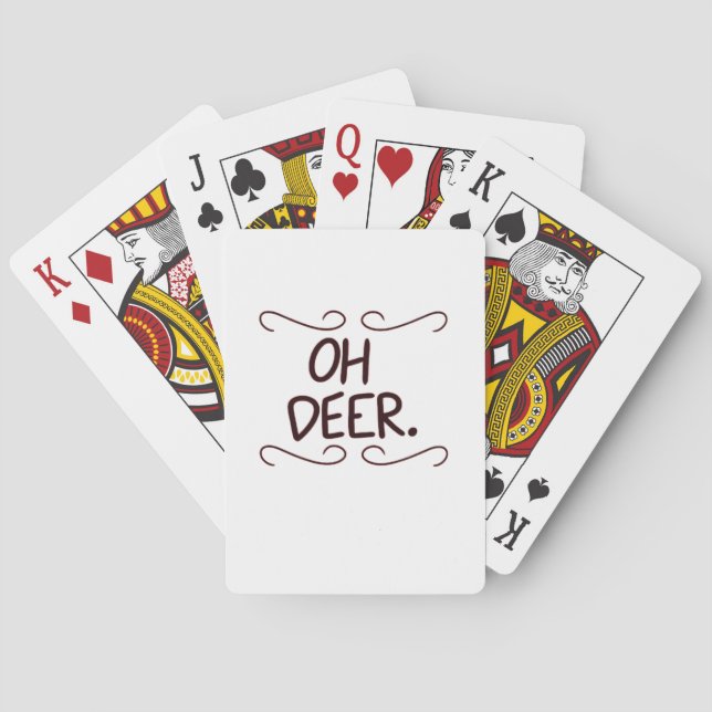 Alastor Oh Deer Creative Art Design  Casinokort (Baksidan)