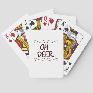 Alastor Oh Deer Kreativ Konst Design Casinokort