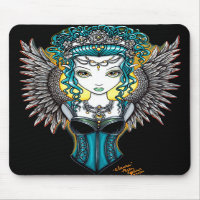 "Alaura" gotisk skyddsängelmousepad