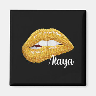 Alaya - Förnamn Present Ärmfri Magnet