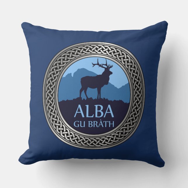 Alba Gu Brath Knot Dekorativ kudde (Framsida)