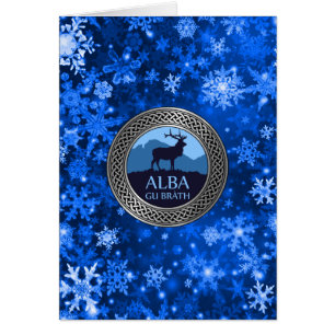 Alba Gu Brath Knut Hälsningskort