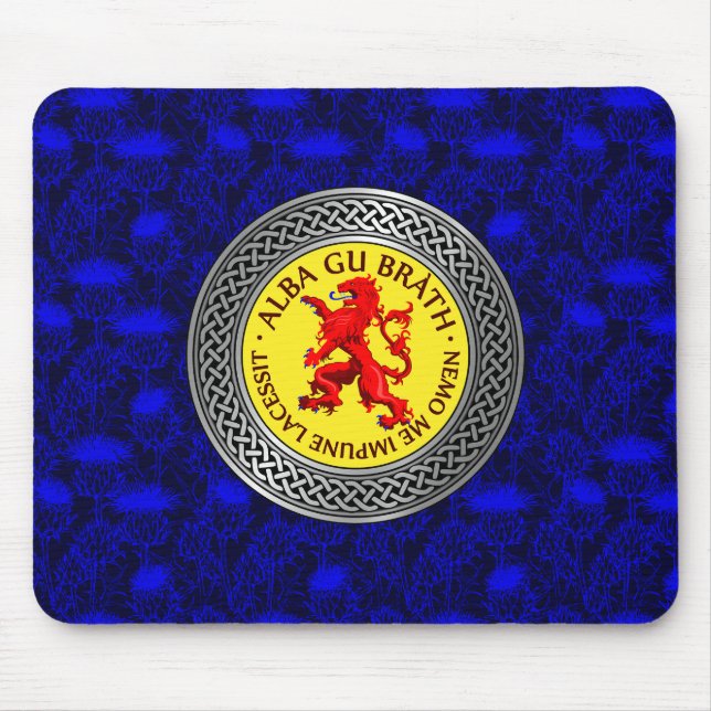 Alba Gu Brath Lion Rampant Knut Musmatta (Framsidan)