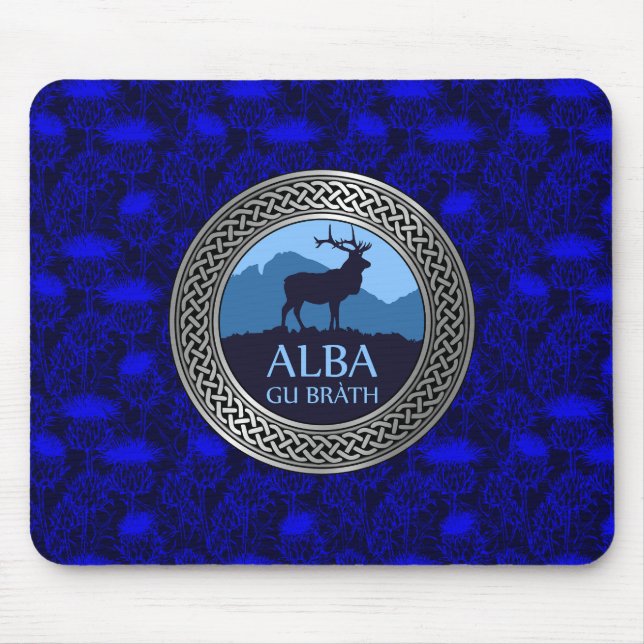 Alba Gu Brath Mousepad Musmatta (Framsidan)
