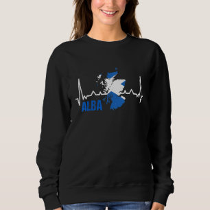 Alba Heartslag Skottland Scottish Flagga Scotland T Shirt