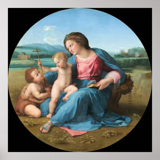 Alba Madonna - Rafael Fine Art Poster (Framsidan)