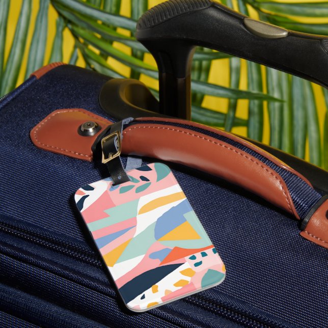 Alba Pastel Luggage-etikett Bagagebricka (Framsida Insitu 1)