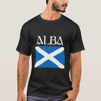 Alba Scotland Flagga Leine Graphic Scottish Gaelic T Shirt
