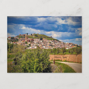 Albacete, Spaniens cityscape-fotografi, Vykort