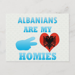 Albaner är mina Homier Vykort