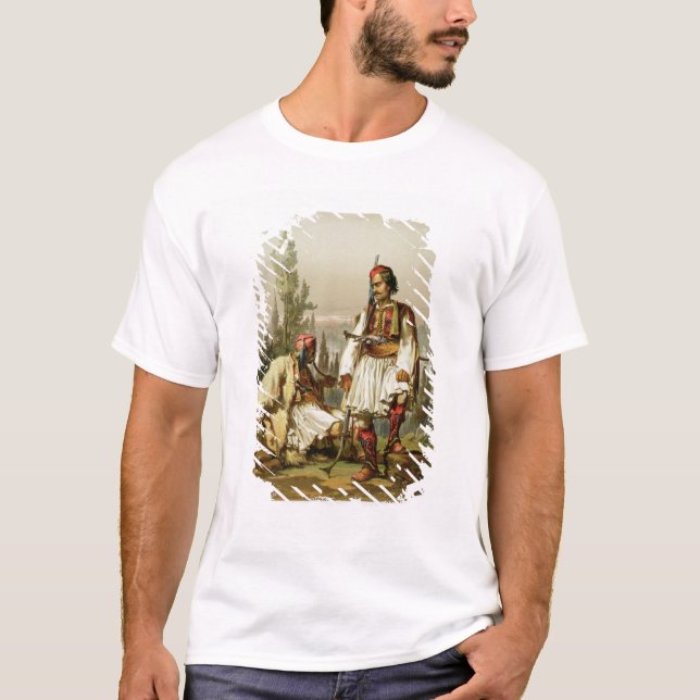 Albaner legosoldater i Ottomanarmén, pub. b T-shirt (Framsida)
