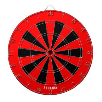 Albania Flag Patriot's Bullseye Darttavla