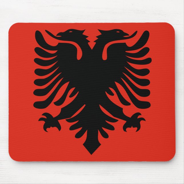 albania flagga mousepad musmatta (Framsidan)