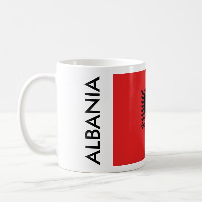 ALBANIA SOCCER KAFFEMUGG (Vänster)