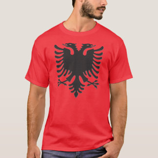 Albanian Eagle Black Steel T Shirt