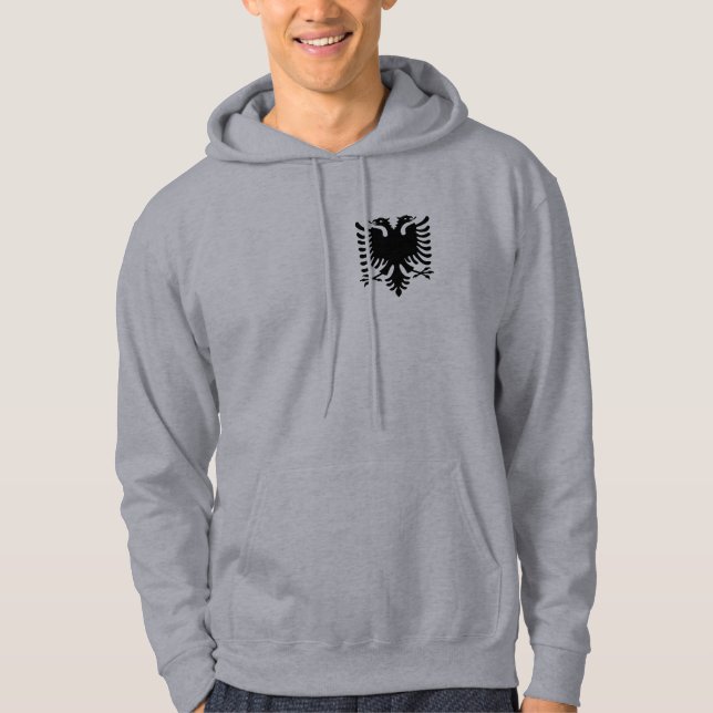 Albanian_Eagle Tröja Med Luva (Framsida)