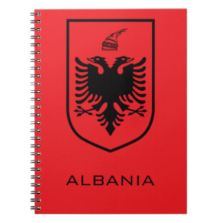 Albanian National Coat of Arms Heritage Ink Anteckningsbok