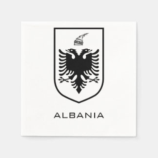 Albanian National Coat of Arms Heritage Ink Pappersservett