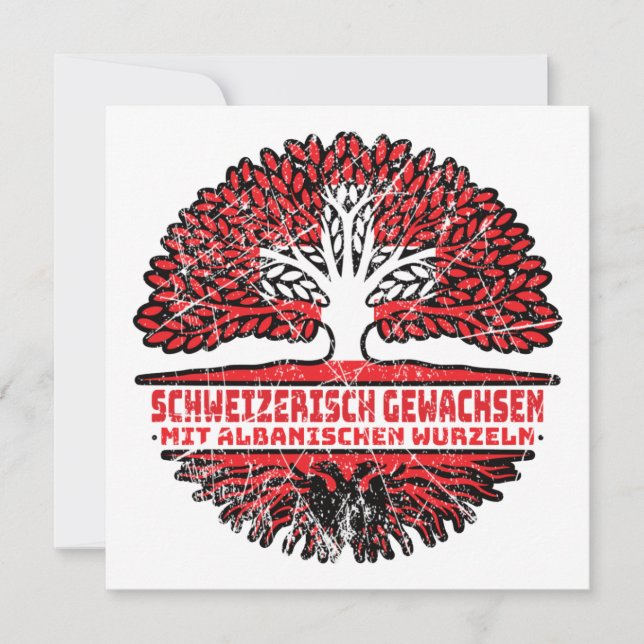 Albanien Albanisch Schweizer Schweiz Baum Wurzel Kort (Framsida)