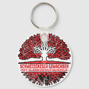 Albanien Albanisch Schweizer Schweiz Baum Wurzel Nyckelring