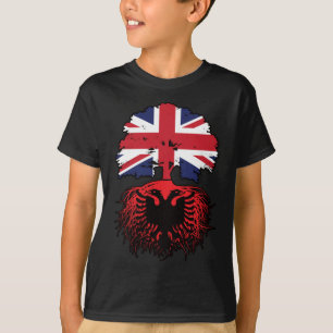 Albanien Albanska brittiska Storbritannien, Storbr T Shirt