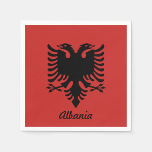 Albanien coctailservetter pappersservett
