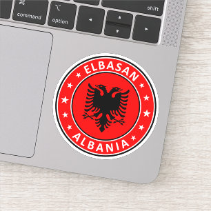 Albanien, Elbasan Klistermärken